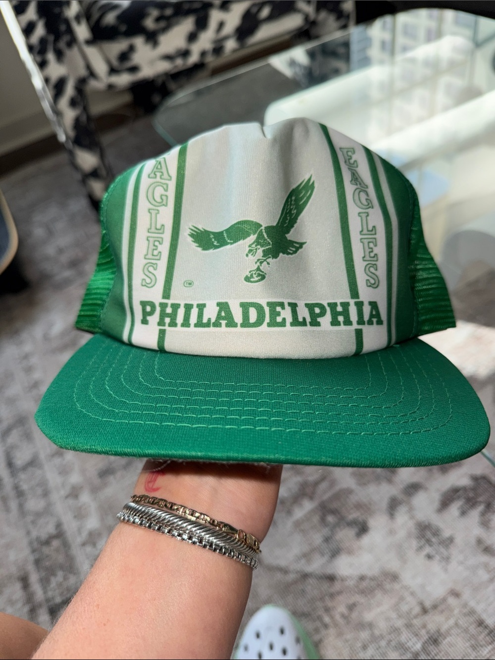 Philadelphia Eagles Green Trucker Hat